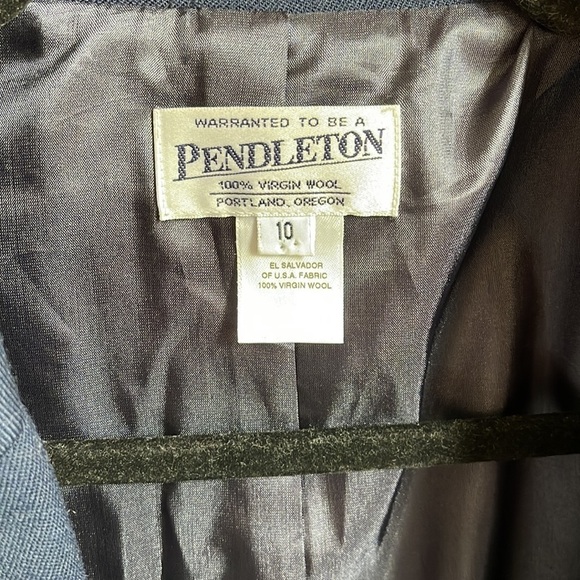 *NWT Vintage Pendleton 100% Virgin Wool Blazer - Picture 2 of 6
